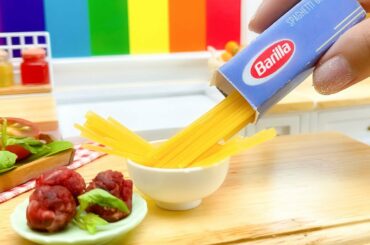 Amazing Miniature Italian Tomato Spaghetti Recipe | Yummy Mini Food Tutorial | ASMR Tiny Cooking