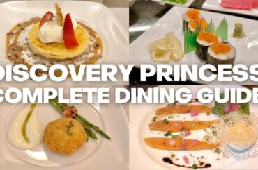 Discovery Princess Dining - Plan YOUR cruise with our Ultimate Dining Guide of Princess Newest Ship!