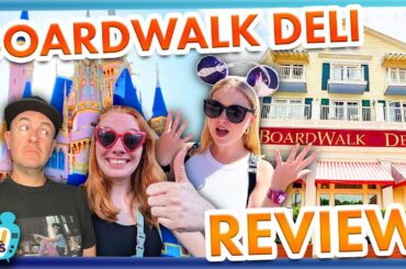 Eating EVERYTHING at Disney World's NEW Restaurant -- BoardWalk Deli