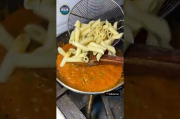 Red sauce pasta recipe #shorts #trending #youtubeshorts #streetfoodindia #italianfood