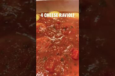 SATISFYING SPICY RAVIOLI #shorts #ravioli #pasta #italian #food #asmr