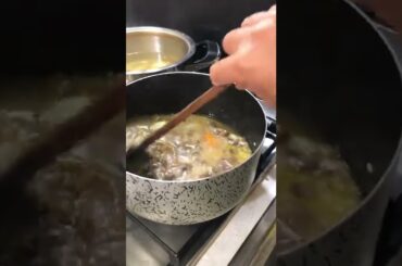 Risotto con funghi Italian food #shorts #viral #food