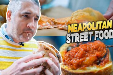 Eating the BEST STREET FOOD in Naples Italy for 24 Hours