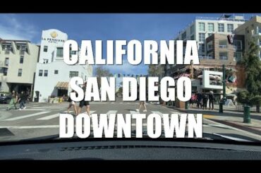Driving Tour California San Diego Downtown Thriving Dining and Bar Scene Including Little Italy