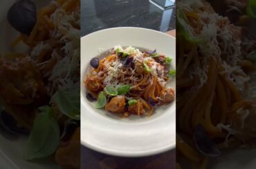 10 min easy sausage pasta #shorts