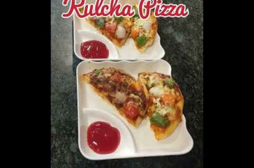 Kulcha Pizza#shorts #homemadefood #cooking #indian #foodbloggers #indianfood