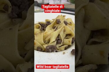 Tagliatelle di cinghiale #shorts #foodies