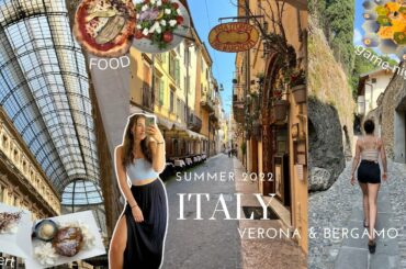 ITALY ep.  1 | road trip to verona, italian food & hot summer days