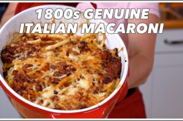 Genuine Italian Macaroni From Rural America In The 1800s - Old Cookbook Show