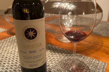 Tenuta San Guido 2016 Sassicaia Trophy Super Tuscan Italian Wine Review