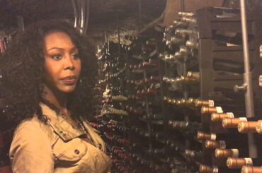 Into one of Rome's most impressive Wine Cellars at the Ristorante Paganelli, Rome