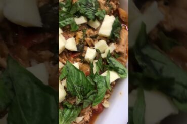 Baked Fusilli in Marinara sauce / Italian Food