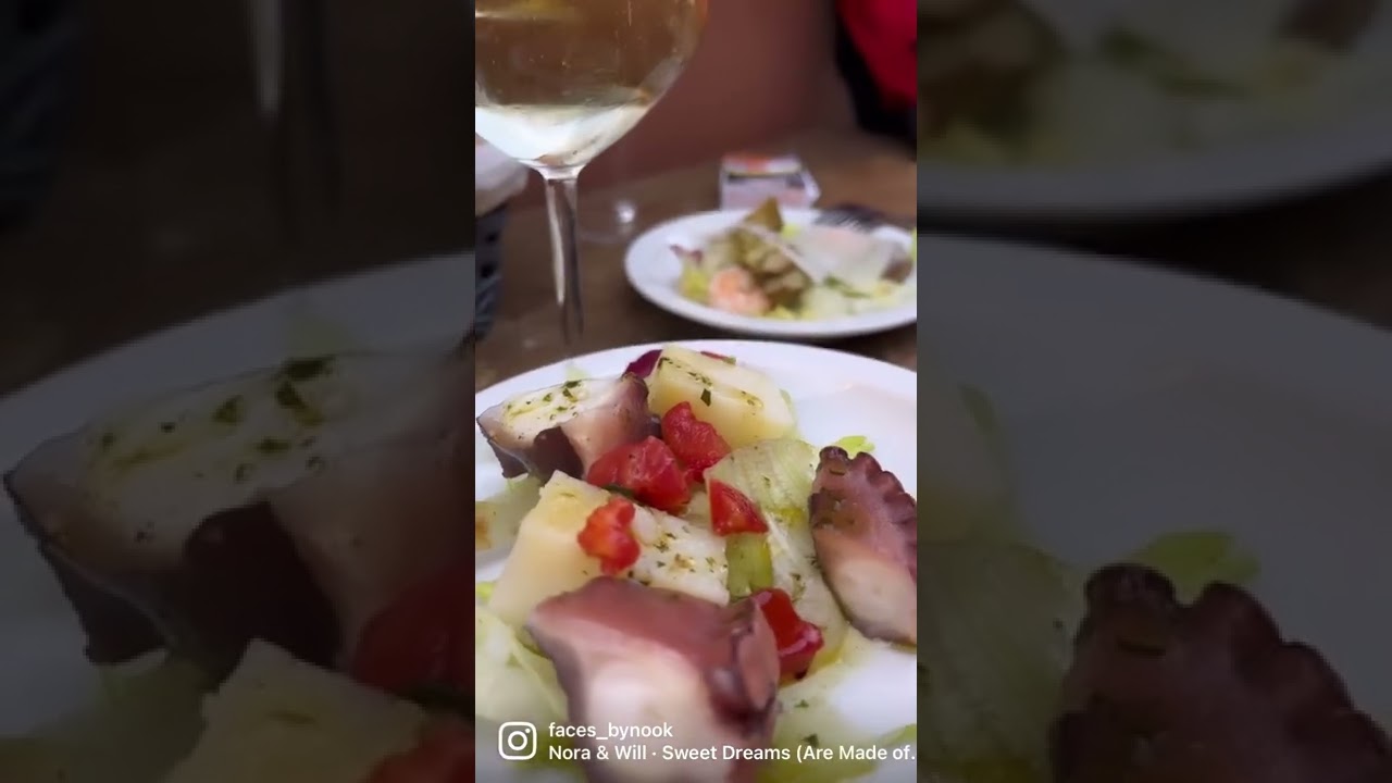 Wine with Octopus in Capraia Island at the Pigghiolo Restaurant & Bar #capraia #octopus Wine with Octopus in Capraia Island at the Pigghiolo Restaurant & Bar #capraia #octopus