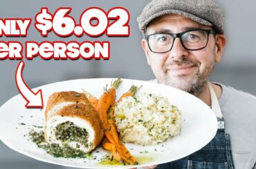 Feeding My Whole Family a Gourmet Chicken Kiev Meal for under $25 TOTAL