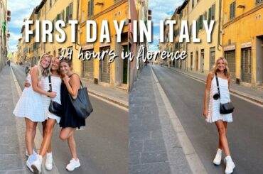 BACK TO SCHOOL VLOG || my first day living in florence, italy as a study abroad student @ Kent State