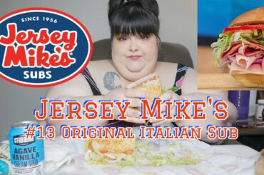 Jersey Mike's #13 The Original Italian Sub Mukbang My First Time Trying