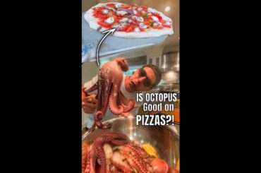 I Stole His Octopus and i put it on my Pizza #shorts