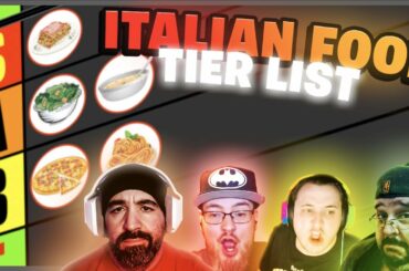 Pasta or Pizza? Italian Food Tier List