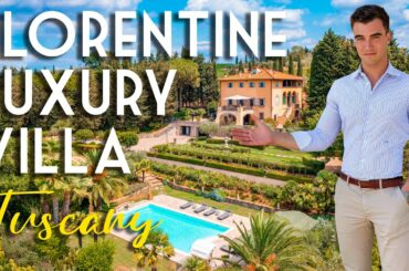 MAJESTIC LUXURY VILLA WITH CHIANTI CLASSICO VINEYARDS FOR SALE IN TUSCANY | ROMOLINI