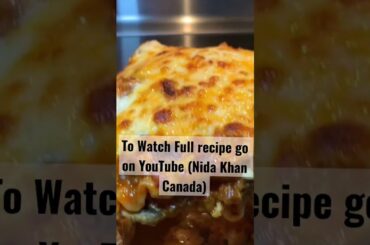 BEST ITALIAN LASAGNA RECIPE | SAUCY & CHEESY | RESTAURANT STYLE |URDU & HINDI | NIDA