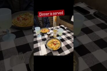 Cooking Italian Dinner in our RV #shorts