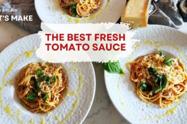 The Best Fresh Tomato Sauce