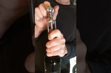 USING A SELF PULLING ITALIAN CORKSCREW