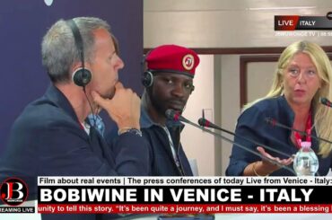 Bobiwine in Venice Italy - Premiere of Realistic film Bobiwine The Ghetto President