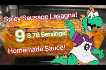 Spicy Sausage Lasagna! - Dungeons and Dining (Ep 16)