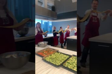 We making Italian pasta #shorts #italia #interestingshorts #pasta #cooking