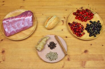 Medieval Pork Roast with Cherry Sauce