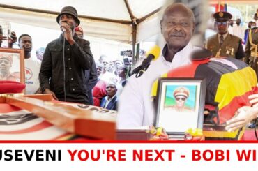 Bobi Wine warns Museveni at the vigil of his fallen comrade Kimbowa