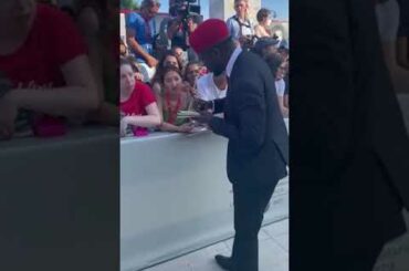 BobiWine in Italy attending  #VeniceFilmFestival2022 where the film Bobi Wine; The Ghetto President