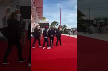 President Bobi Wine in Venice Italy. Red carpet reception. God is turning curses into blessings