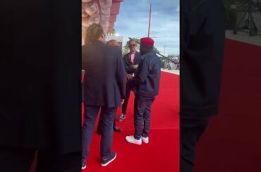 President Bobi Wine in Venice Italy. Red carpet reception. God is turning curses into blessings