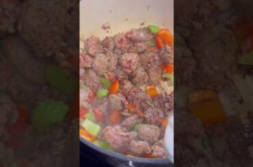 Italian Sausage Bow Tie Soup #shorts #subscribe #fyp #food Full video soon..