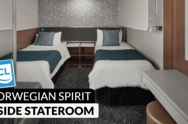 NCL Spirit | Inside Stateroom Full Tour & Review 4K | Category IA, IB, IF