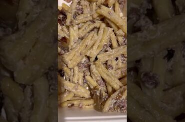 PASTA WITH RADICCHIO AND SPECK #italianfood #shorts