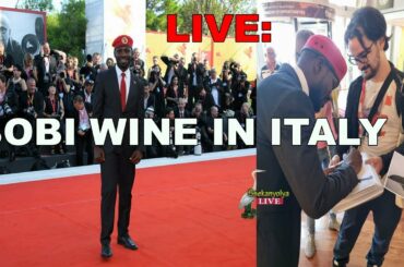 Bobi Wine is in Italy attending the #VeniceFilmFestival 2022 “Bobi Wine; The Ghetto President”