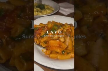 Where to eat in West Hollywood? #LavoRistorante for coastal southern Italian food #datenight #lavo