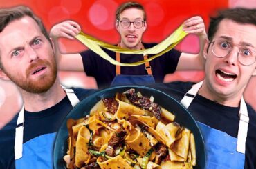 Try Guys Make Hand Pulled Noodles with No Recipe