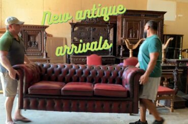 It's moving day!!  New antiques arriving to  replenish the inventory.