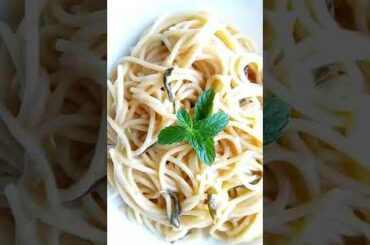 Lemon Pasta Recipe (Italian food) | ASMR #shorts