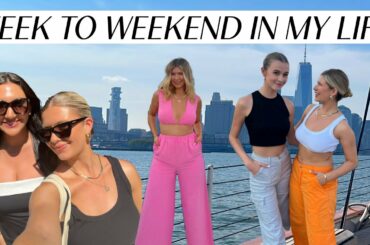 week (to weekend) in my life in NYC: new apartment design ideas, delaney in NYC, summer in the city