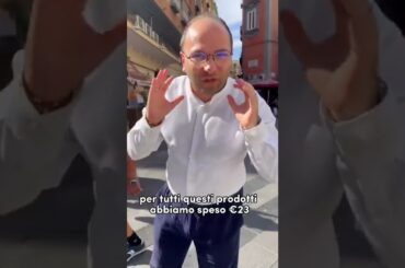 Quanto costano dei prodotti tipici campani ? #napoli #italianfood #short