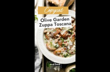 Copycat Olive Garden Zuppa Toscana | #shorts #recipes #soup #tastyfood