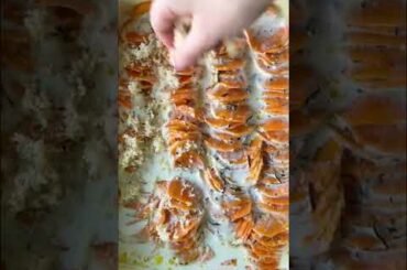 Cheesy Sweet Potato Au Gratin #potato #cooking #food #shorts #recipe