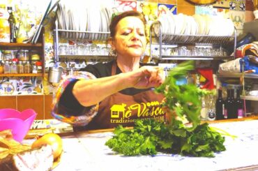 OLD ITALIAN FOOD - "O' vascio e Nunziatina"