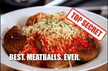 Chef's top secret meatball recipe | Italian dinner recipes