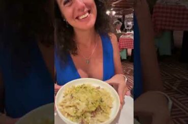 Cucina Italian Restaurant on the Carnival Mardi Gras Cruise Ship! #carnivalmardigras #shorts